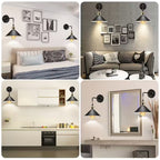 Modern Metal Wall Sconce | Industrial Oil-Rubbed Wall Light Fixture
