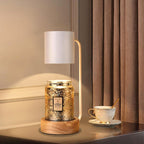 Japanese Minimalist Table Lamp | Wood & Metal Design