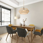Handwoven Paper Rope Pendant Light Shade | Modern Natural Design