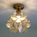Retro Flower Ceiling Light | Colourful Vintage-Inspired PVC Flush Mount