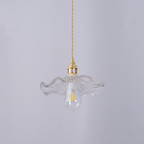 Illuminate Your Room with Elegance | Flower Glass LED Pendant Light