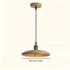 Modern Nordic Solid Wood Pendant Light | Scandinavian Ceiling Lamp