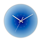 Sunset Glass Wall Clock | Modern Gradient Design