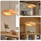 BambooBoho | Handwoven Bohemian Rattan Pendant Lampshade