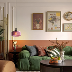 Mireta Glass Pendant Light | Retro-Coloured Glass Design