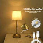 Dimmable Cordless Table Lamp | USB Rechargeable