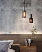 Urban Concrete Pendant Light | Industrial LED Hanging Lamp