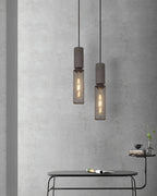 Urban Concrete Pendant Light | Industrial LED Hanging Lamp