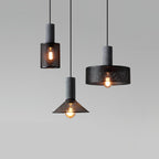 Urban Concrete Pendant Light | Industrial LED Hanging Lamp