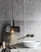 Urban Concrete Pendant Light | Industrial LED Hanging Lamp
