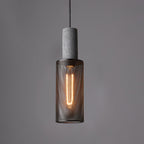 Urban Concrete Pendant Light | Industrial LED Hanging Lamp