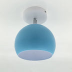 Nordic Macaron Ceiling Light | Modern Round Aluminium Lamp