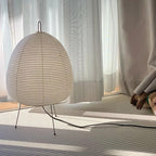 Japanese Rice Paper Table Lamp | Minimalist Zen Lighting