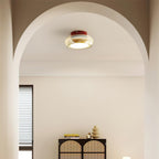 June Retro Glass Flush Mount Ceiling Light | LED Indoor Lamp