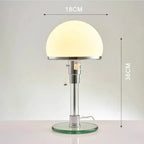 Wilhelm Bauhaus Table Lamp | Designer Nordic Glass Lamp