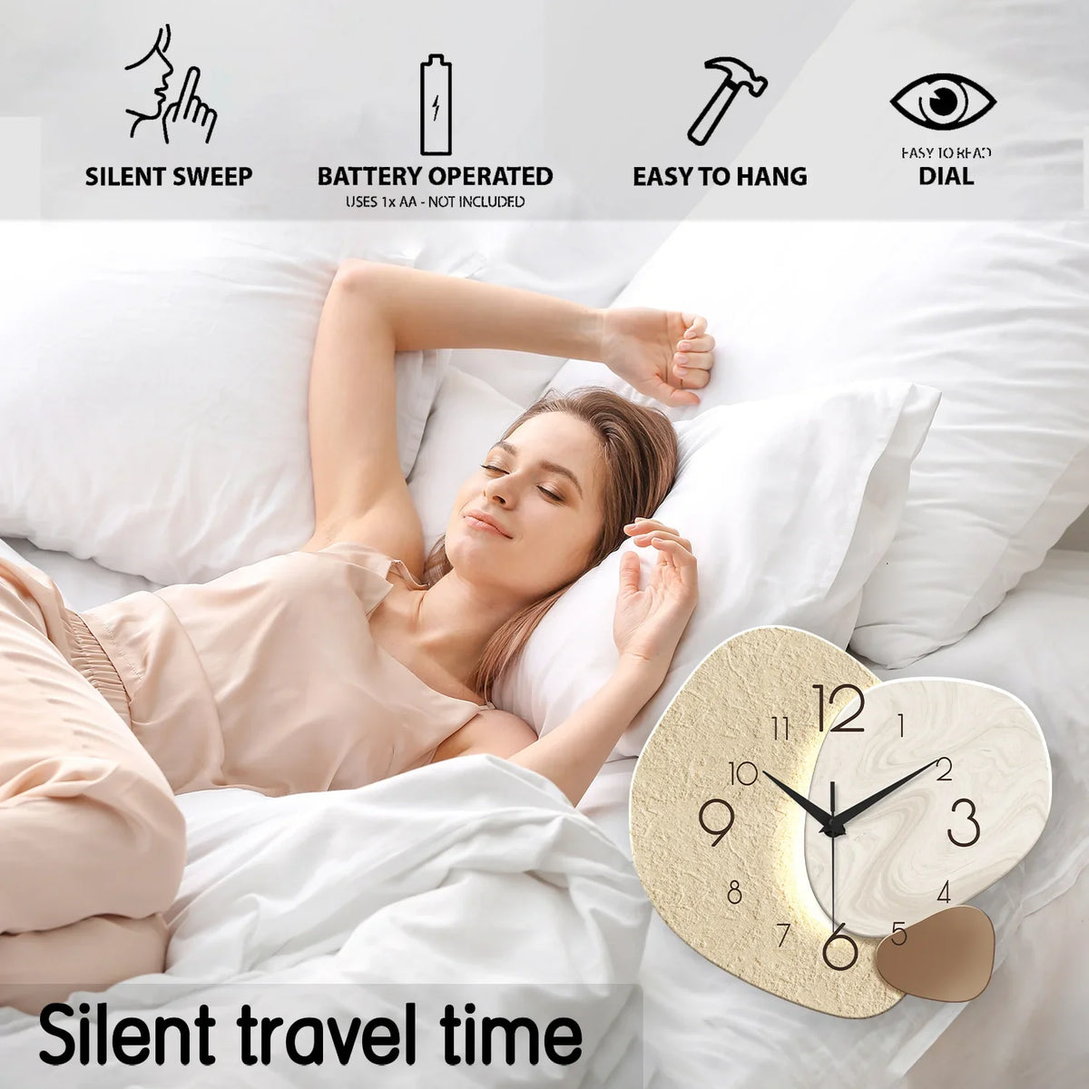 TempoStone Modern Wall Clock