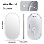 LumoOval | Oval LED Bathroom Mirror | Anti-Fog & Dimmable Backlit Design