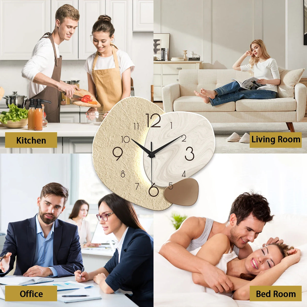 TempoStone Modern Wall Clock