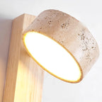 Éclat Wall Lamp | French Wabi-Sabi Headboard Light with Pull Switch