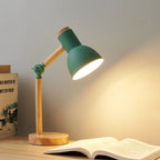 Nordic Wooden Desk Lamp | Adjustable Modern Table Light