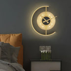 Lunaris Wall Lamp Clock | Post-Modern LED Sconce