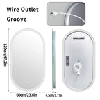LumoOval | Oval LED Bathroom Mirror | Anti-Fog & Dimmable Backlit Design