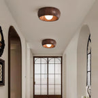 Albanora Ceiling Lamp | Minimalist Modern Wooden LED Fixture