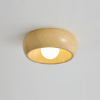 Albanora Ceiling Lamp | Minimalist Modern Wooden LED Fixture