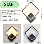 Modern Square LED Wall Lamp | Minimalist Geometric Lighting Fixture
