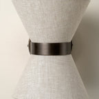 Bronze & Linen Wall Light | Classic Modern Elegance