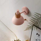 Nordic Wood Accent Wall Lamp | Minimalist Pull-Switch Light