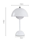 Mushroom Pod LED Table Lamp | Rechargeable Touch Control Night Light