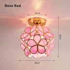 Nordic Petal Aisle Ceiling Lamp | Elegant Corridor & Bedroom Light