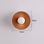 Hasna SunRay Wall Lamp | Modern Metallic Sun Design