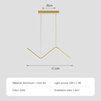 Aluminium Dining Pendant Lamp | Modern Minimalist Nordic Lighting